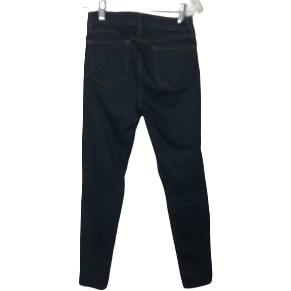 J Brand Women's Skinny Leg Jeans Size 26 Blue Dark Wash Low Rise Style 811T289 - Picture 3 of 9